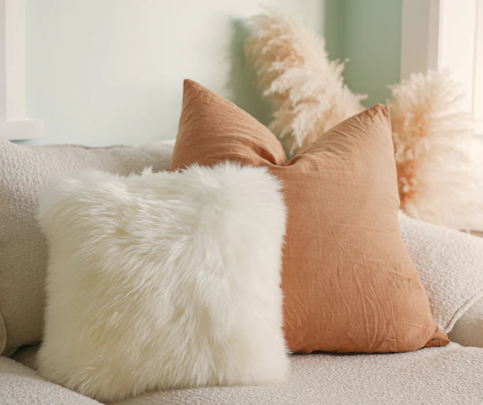Sheepskin Cushion | 6 Luxurious Colours