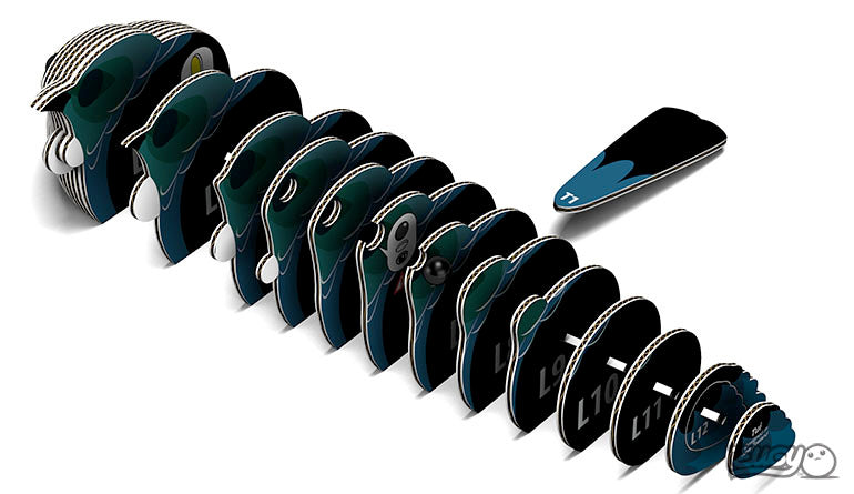 EUGY 3D Tūī | Kitset Model