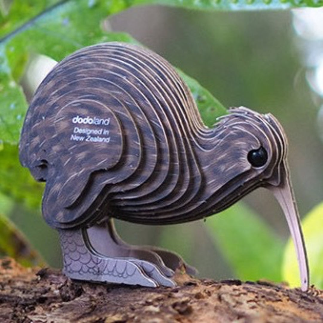 EUGY 3D Brown Kiwi | Kitset Model