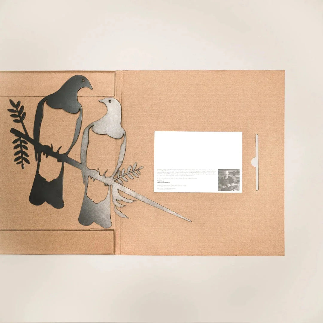 Kererū | Wood Pigeon Pair Metalbird