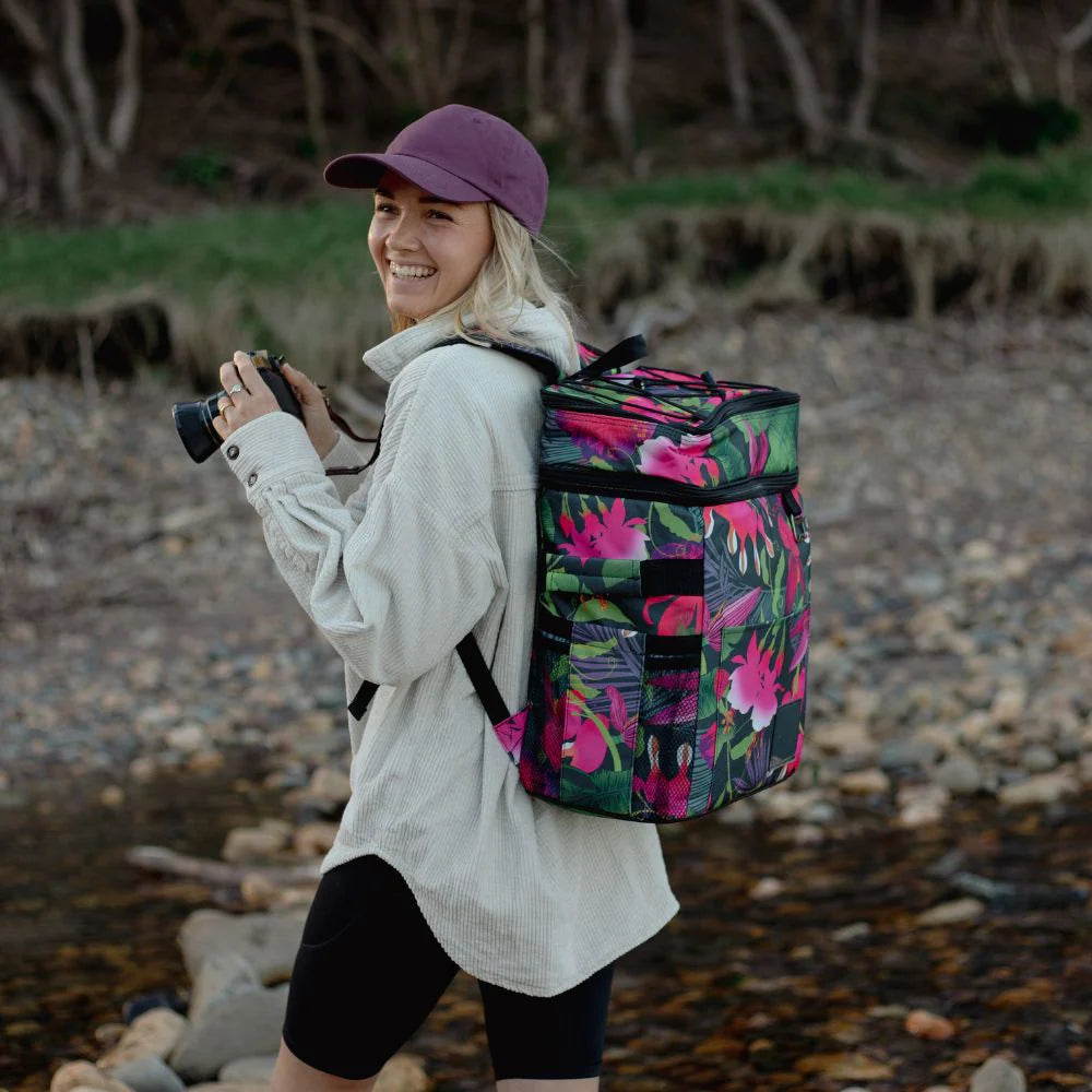 Neo Tropica Insulated Picnic Backpack From Flox - Main Image