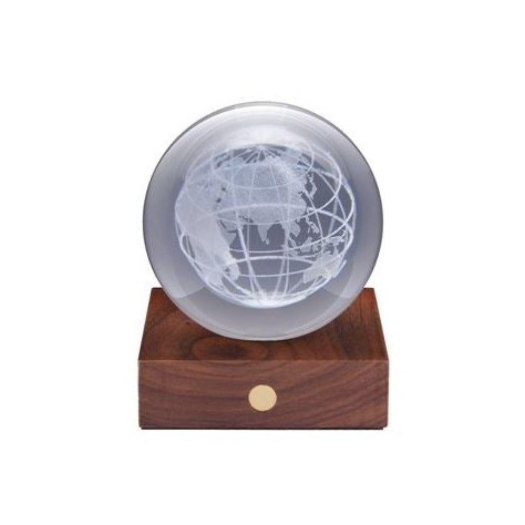 World Globe Crystal Light