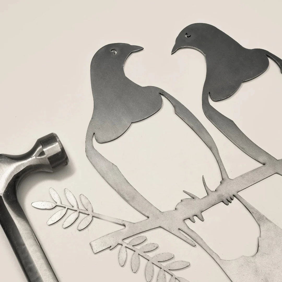 Kererū | Wood Pigeon Pair Metalbird