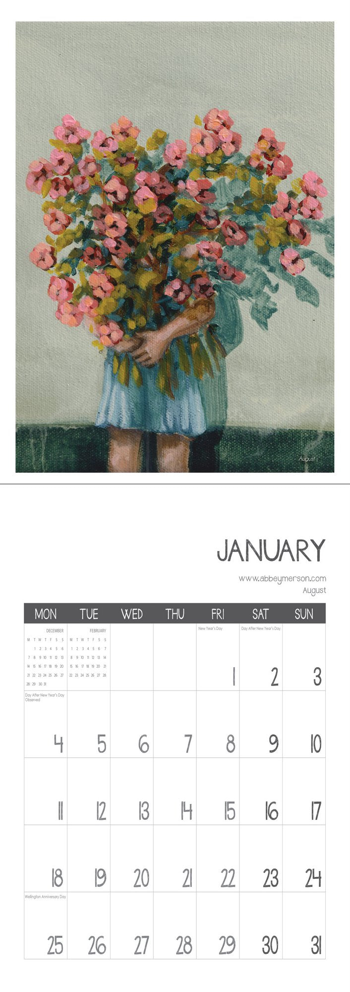 2027 Wall Calendar | Abbey Merson