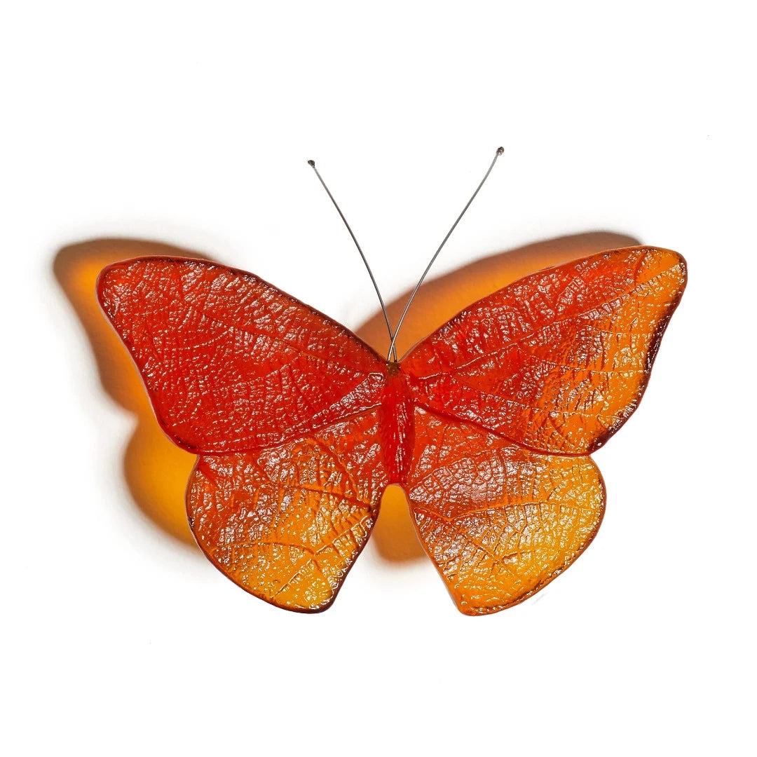 Glass Red Admiral Butterfly