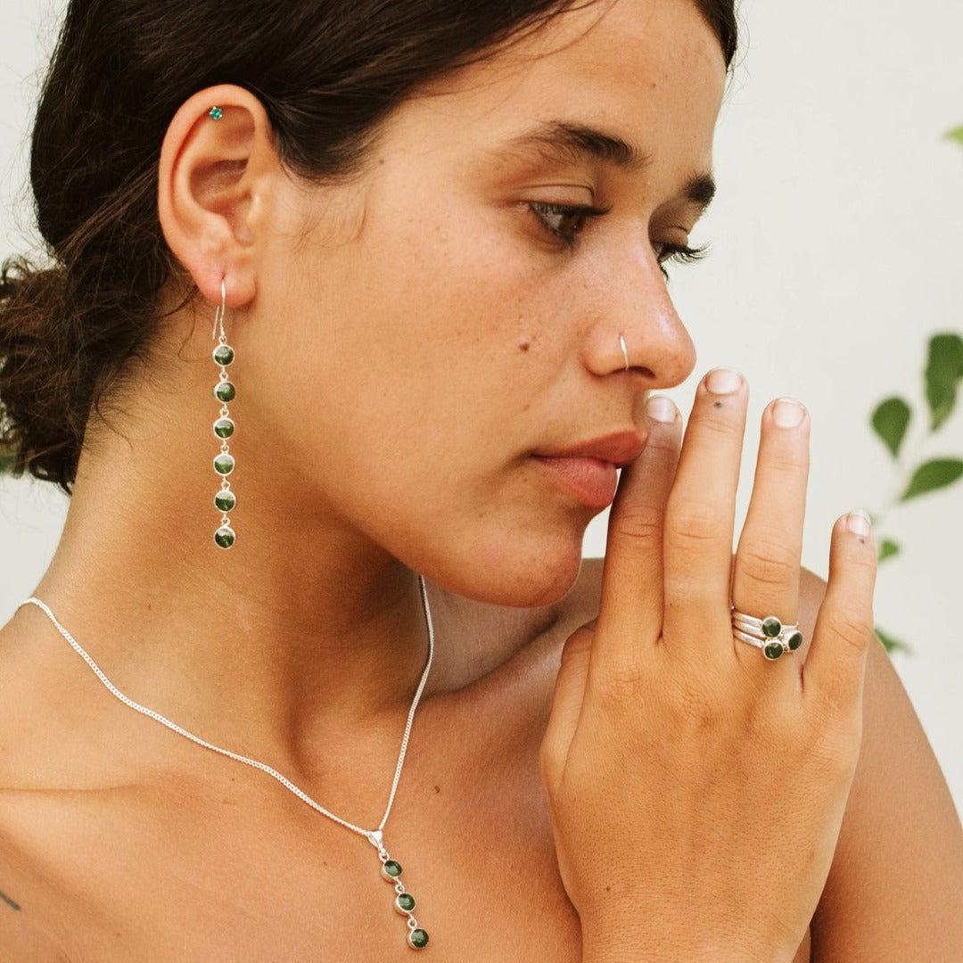 Pounamu 3 Muses Pendant