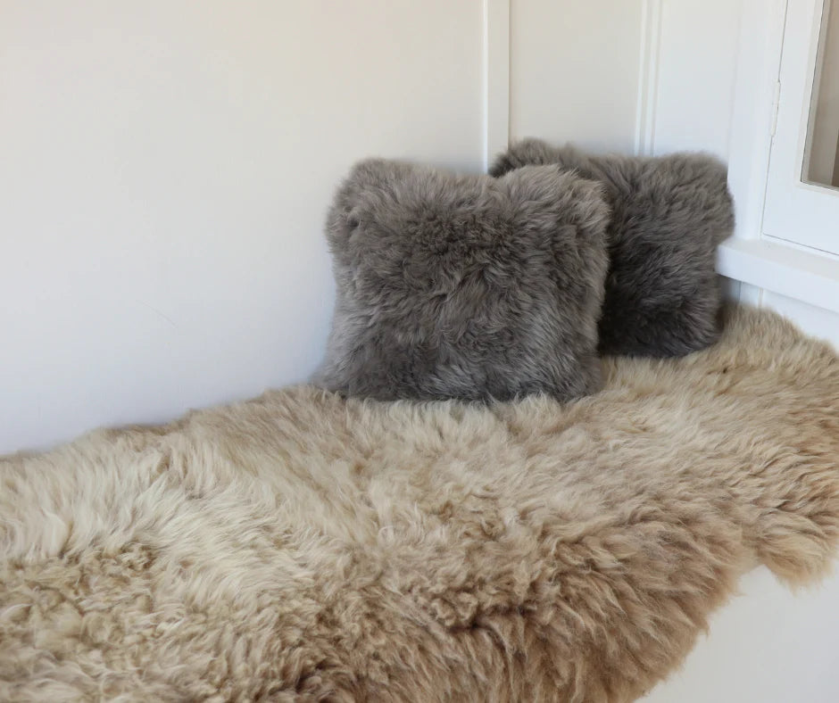 Sheepskin Cushion | 6 Luxurious Colours