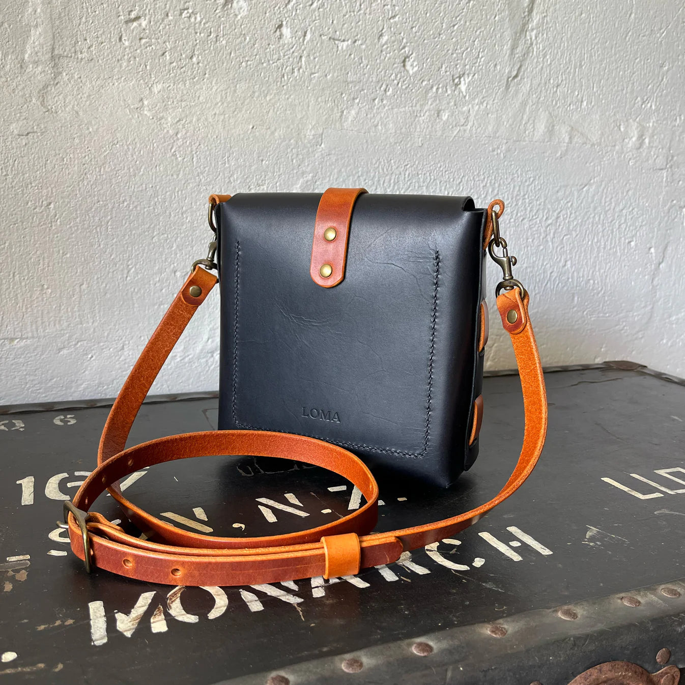Blake Leather Cross Body Bag | Small