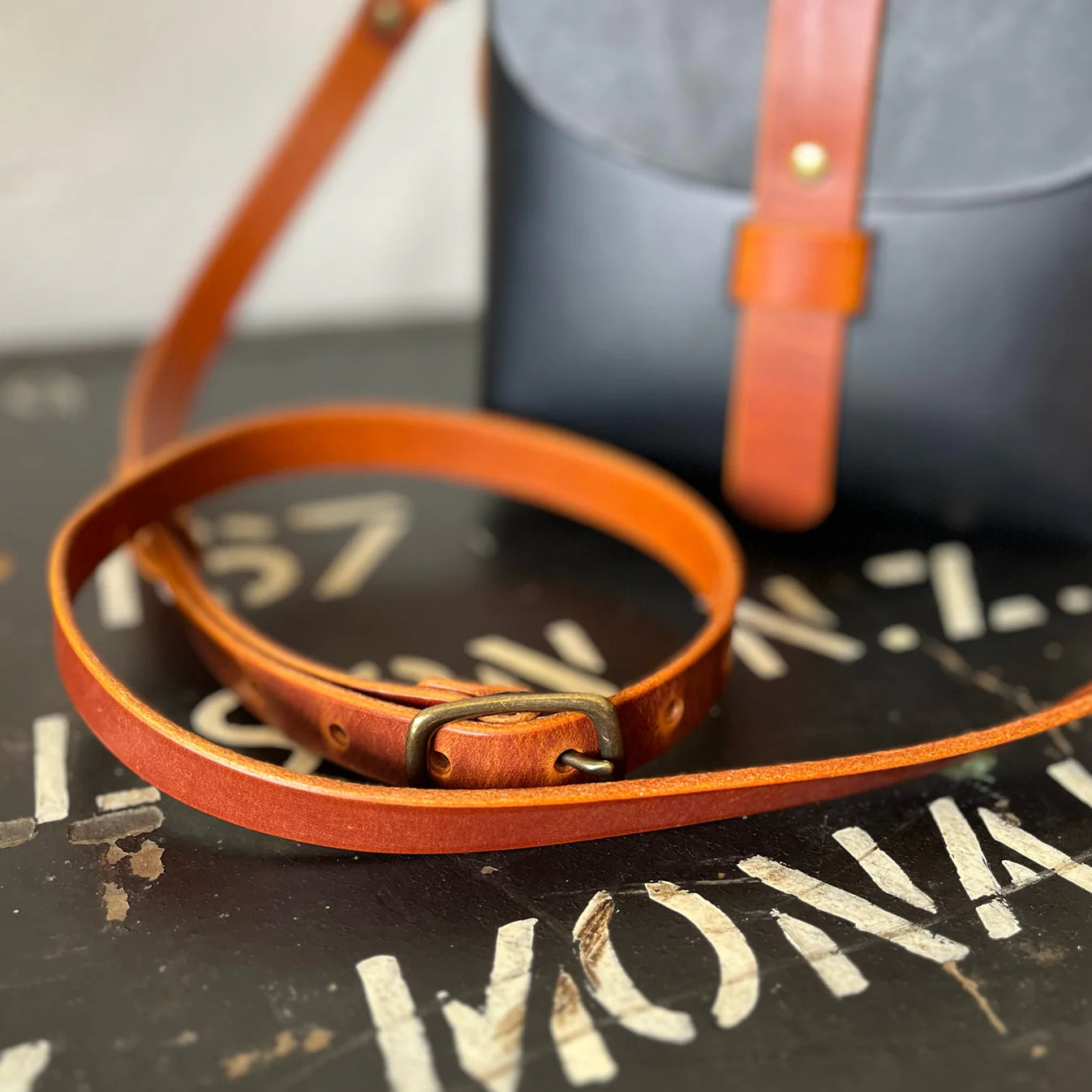 Blake Leather Cross Body Bag | Small