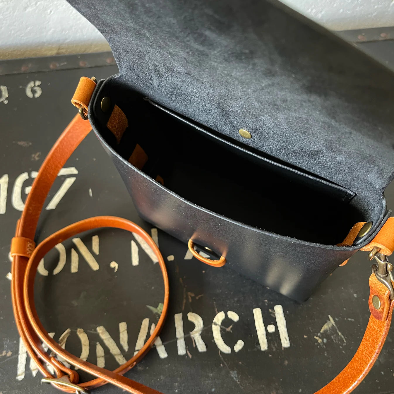 Blake Leather Cross Body Bag | Small