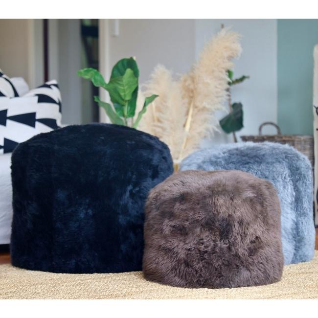 Sheepskin Ottoman | 6 Luxurious Colours