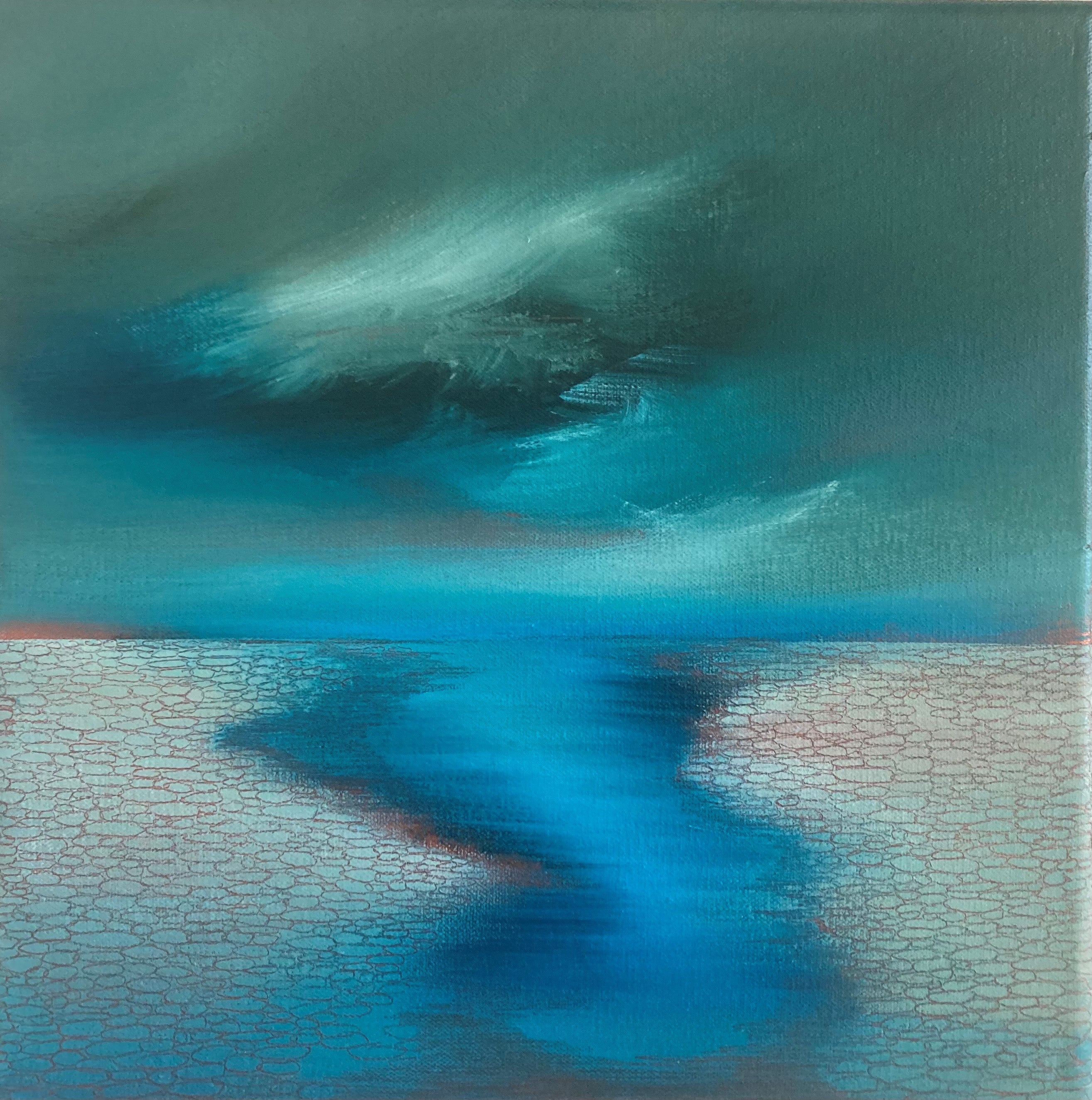 Cloudy Sky Over Little River