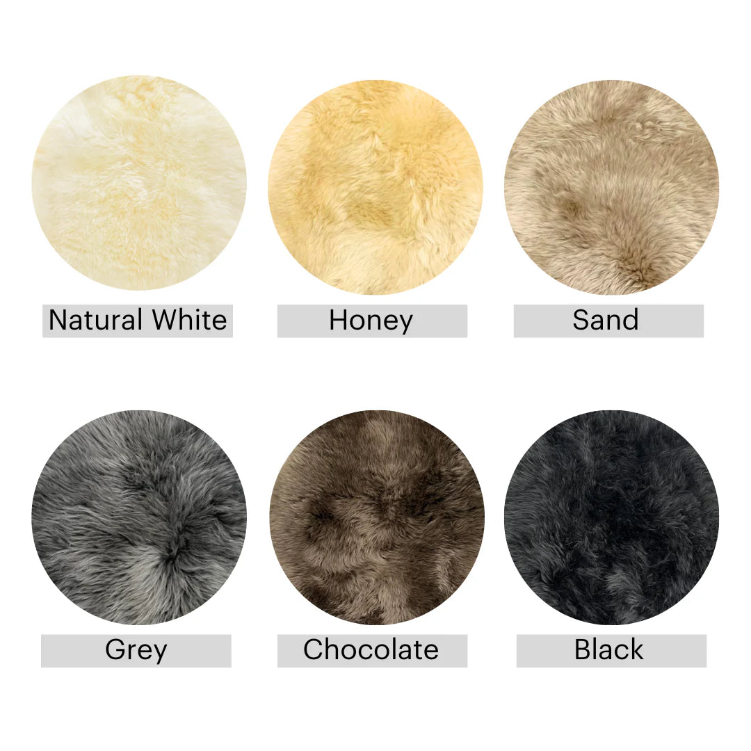 Long Wool Seat Pads | 6 Luxurious Colours