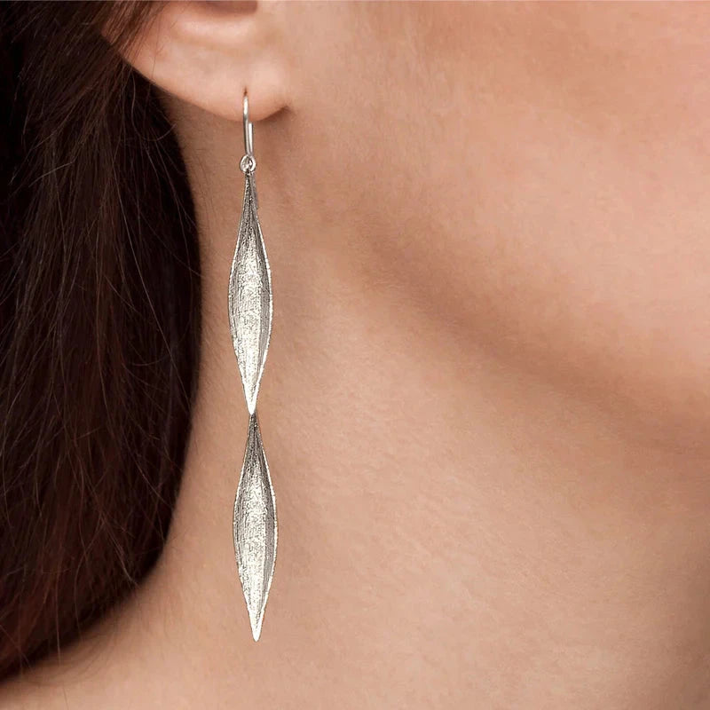 Karohirohi Earrings | Silver & Gold