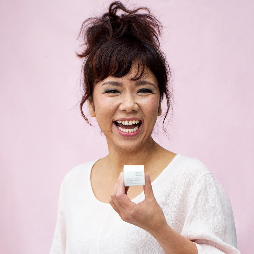 OMni RADIANT ZINC Rose Petal + Peppermint