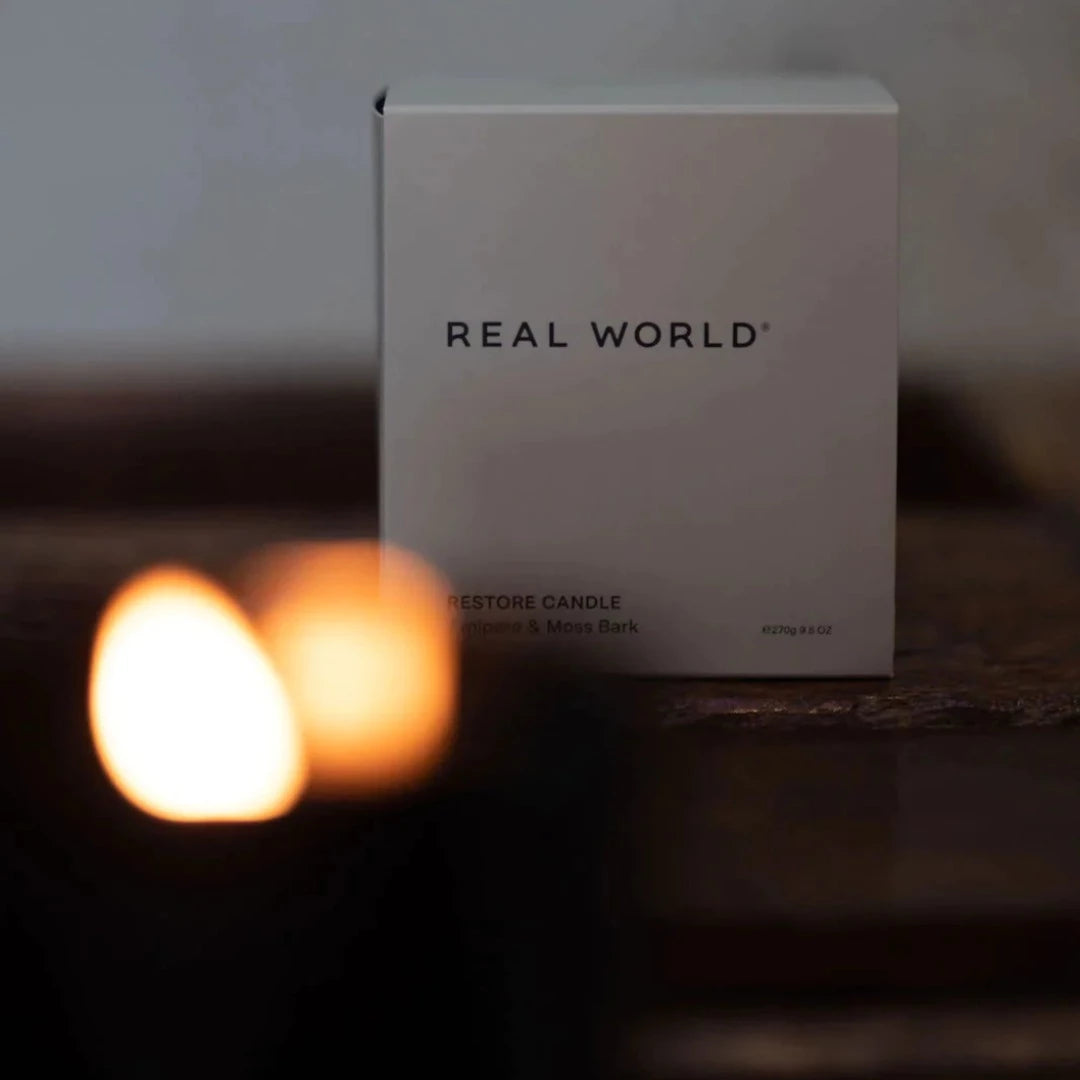 Restore Amipere & Moss Bark Luxury Candle