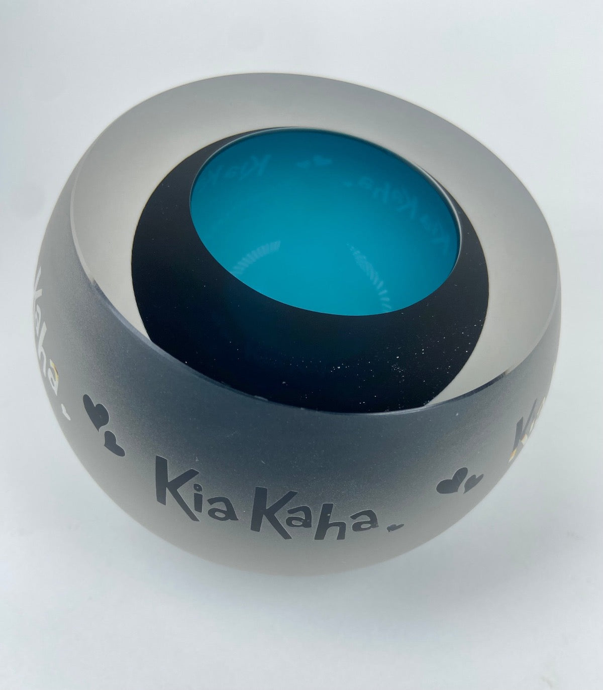 Frosted Kia Kaha Geode Steel Blue