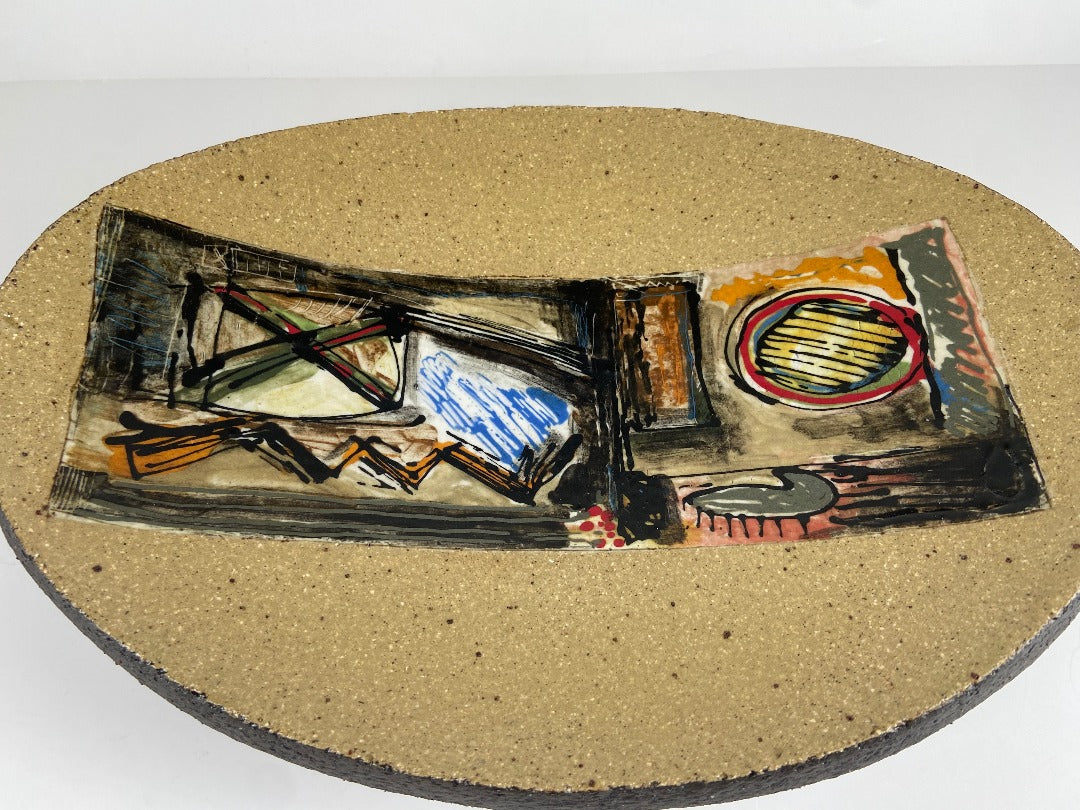 Oval Platter On Legs