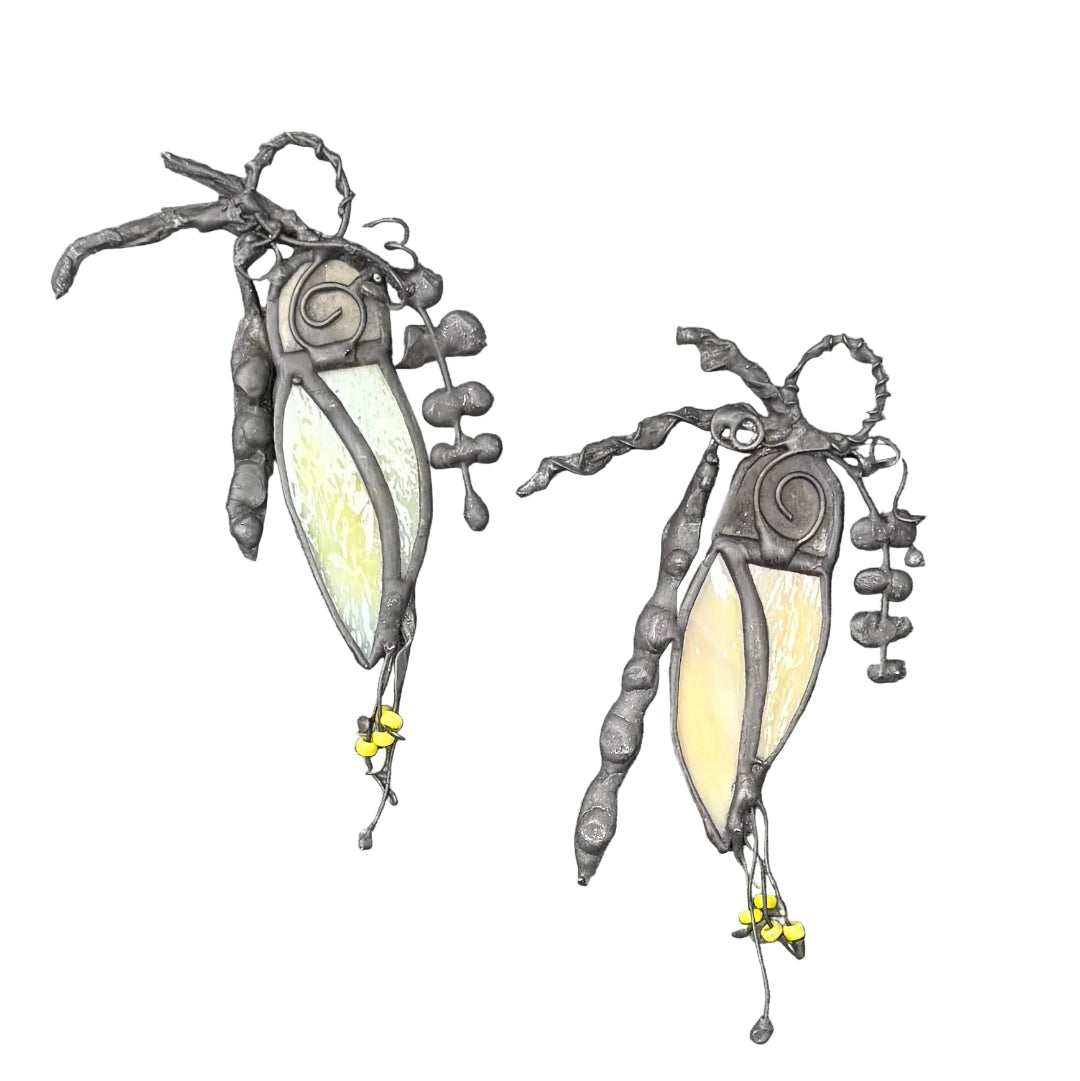 Kowhai Suncatcher | Glass Wall Sculpture