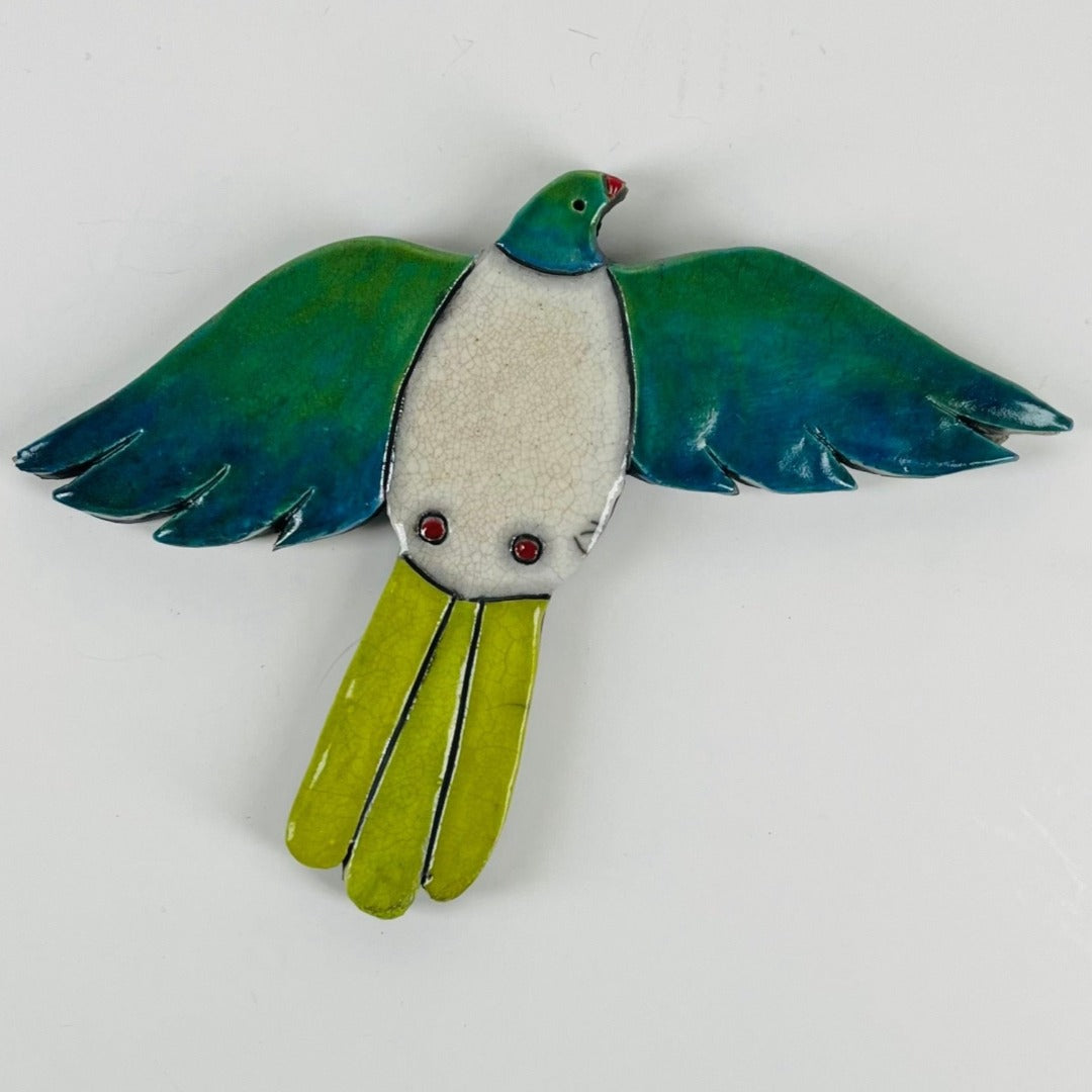 Kereru Flying Ceramic Wall Tile