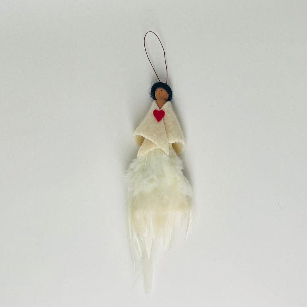 Long Feather Peg Dolls
