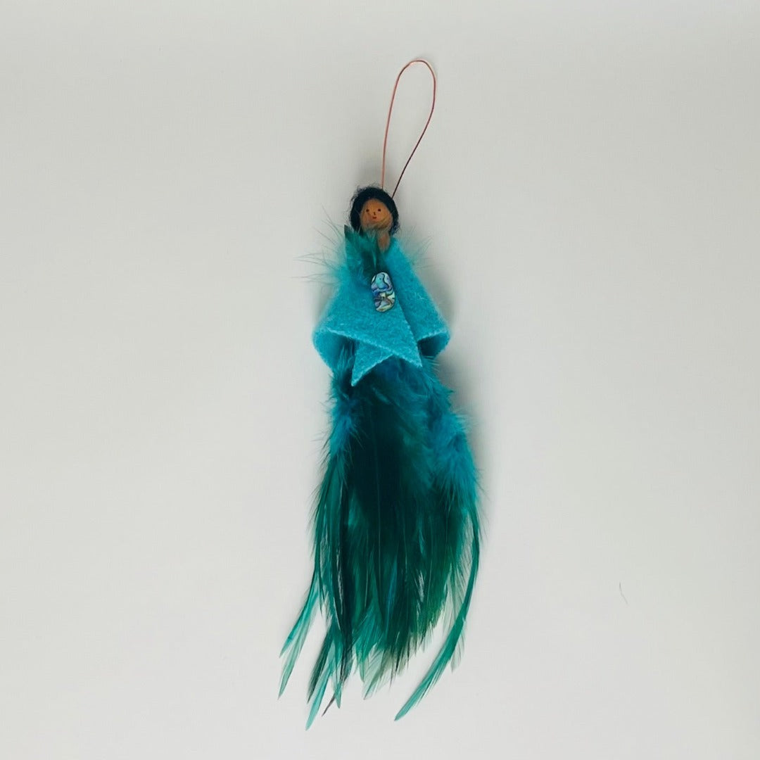 Long Feather Peg Dolls