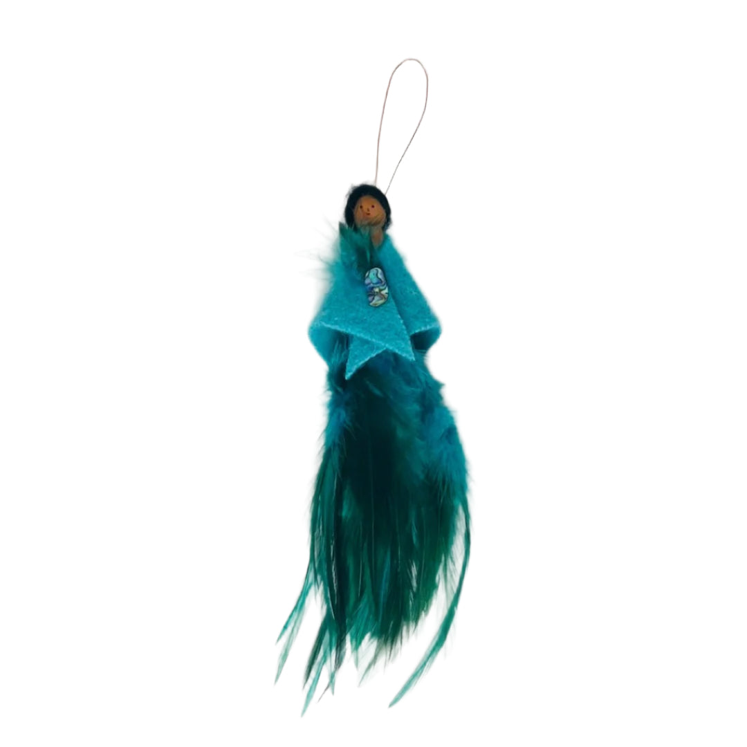 Long Feather Peg Dolls