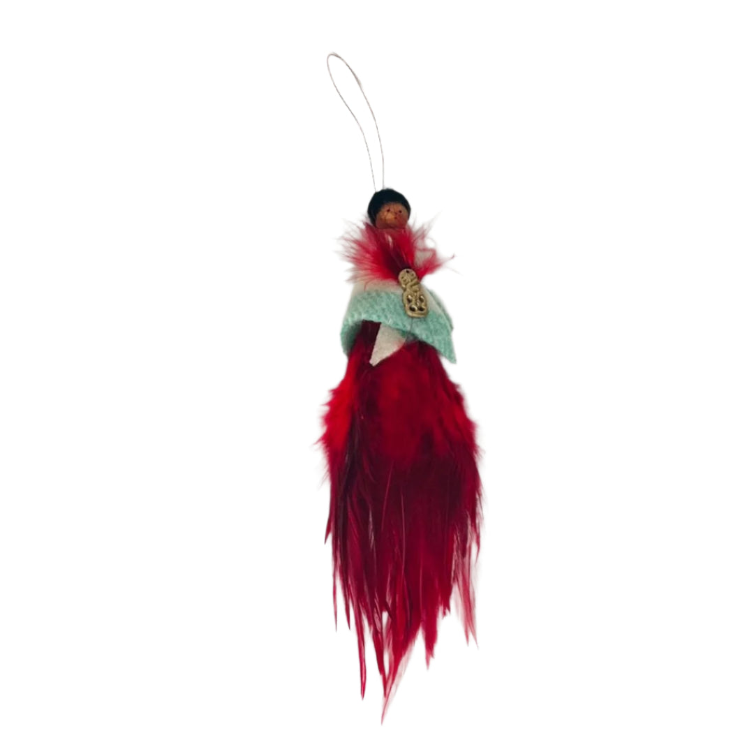 Long Feather Peg Dolls