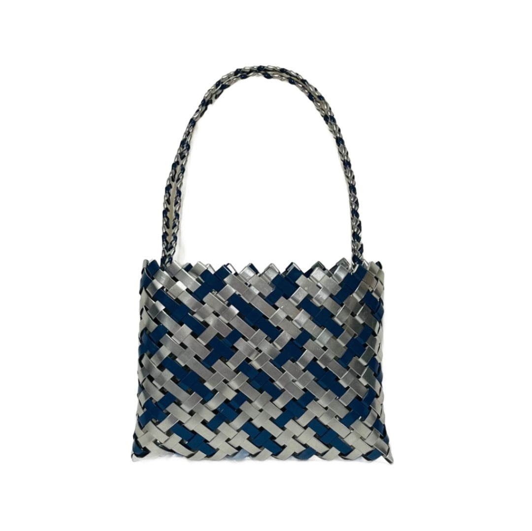 Silver & Blue Aluminium Kete | 12 End