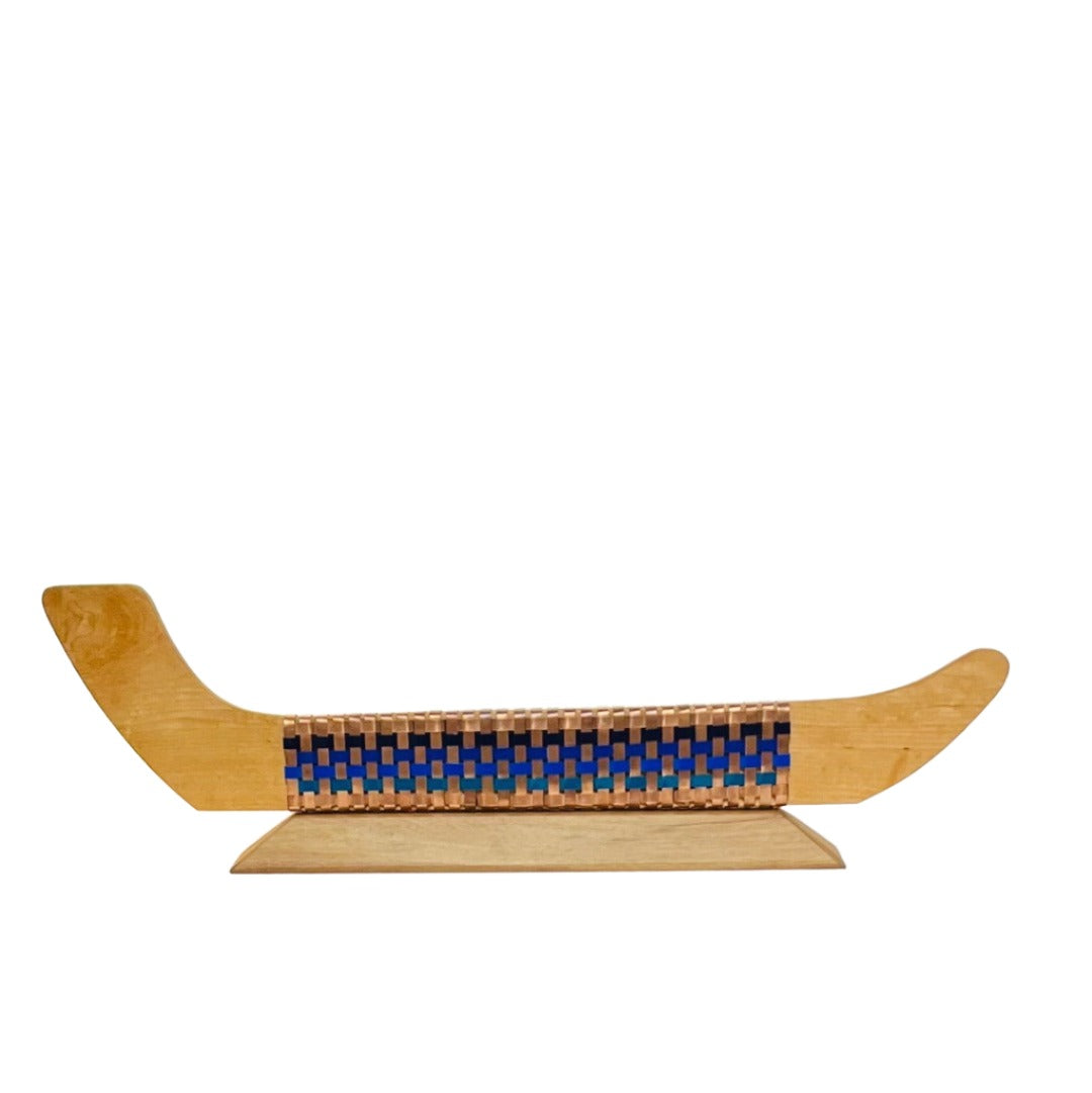 Copper & Blue Aluminium Waka On Plinth