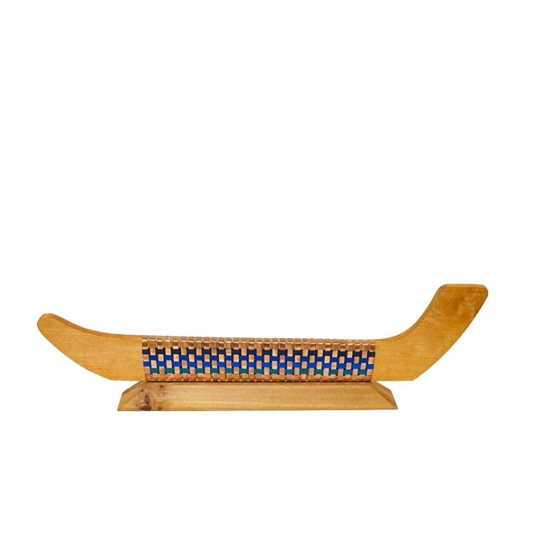 Copper & Blue Aluminium Waka On Plinth