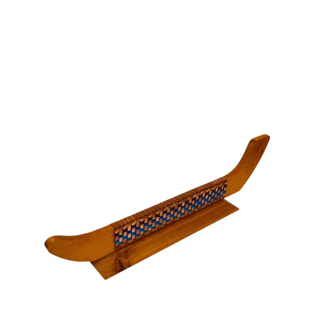 Copper & Blue Aluminium Waka On Plinth