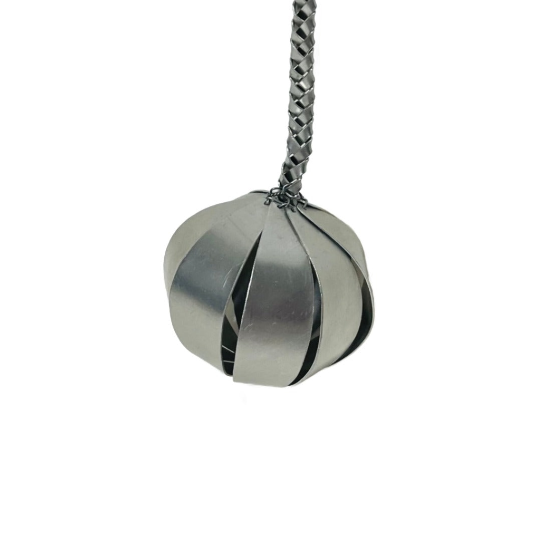 Aluminium Silver Poi Pair