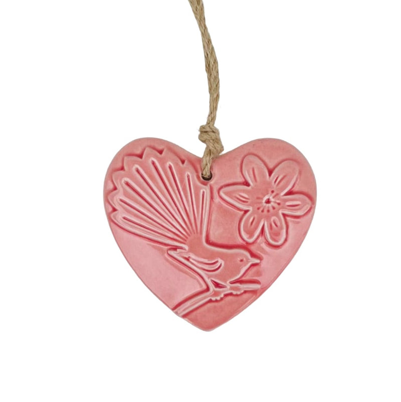 Fantail Ceramic Heart