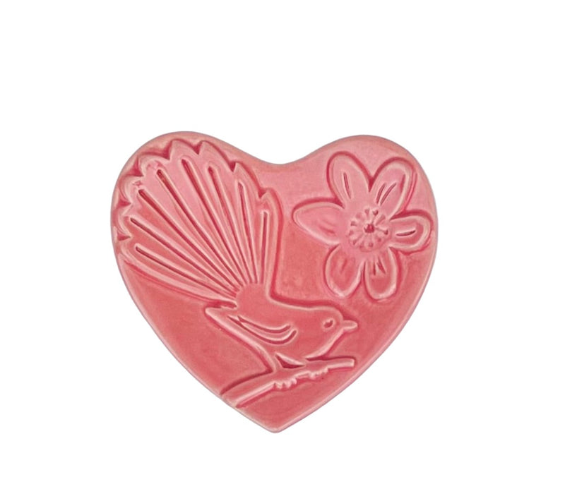 Fantail Ceramic Heart Dish