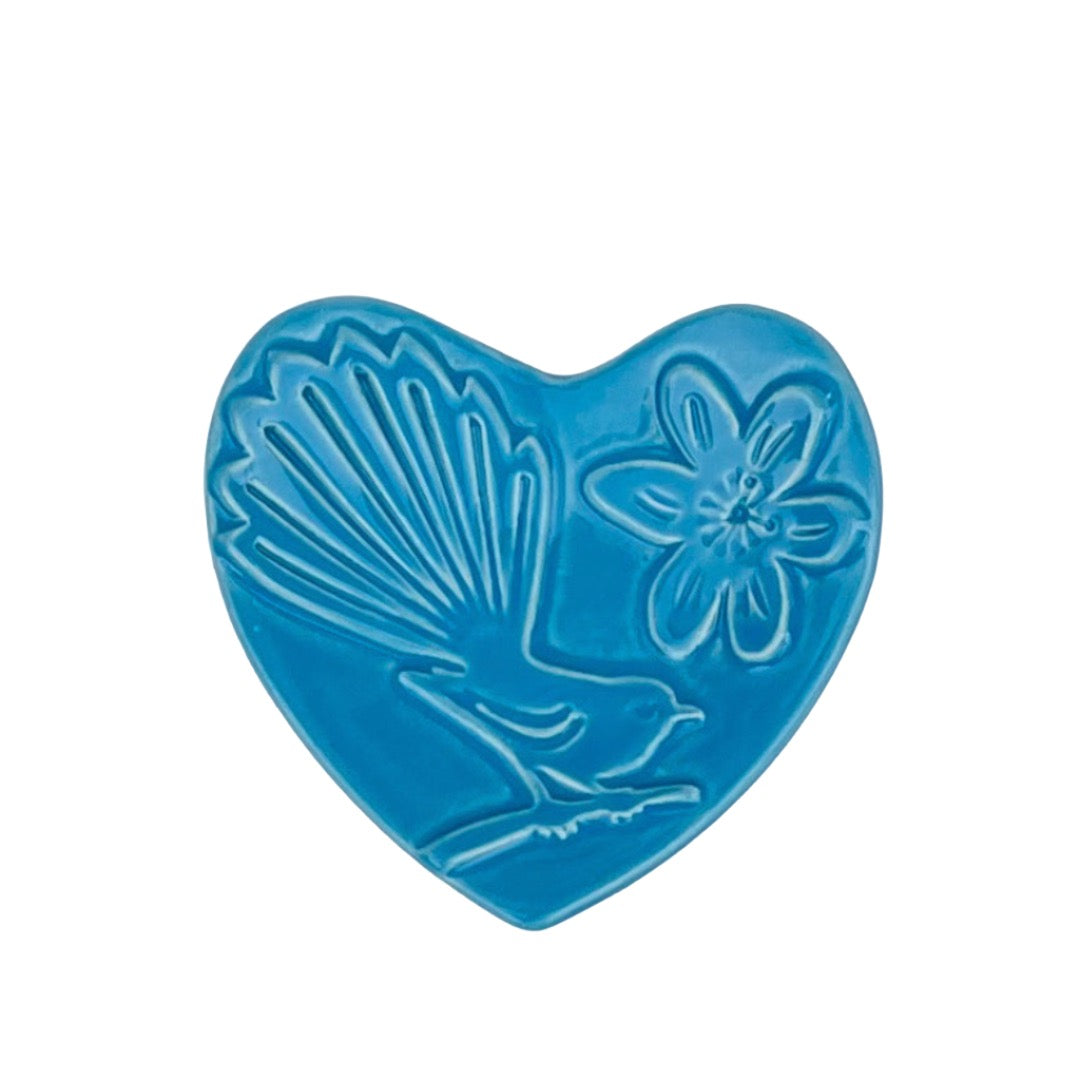 Fantail Ceramic Heart Dish
