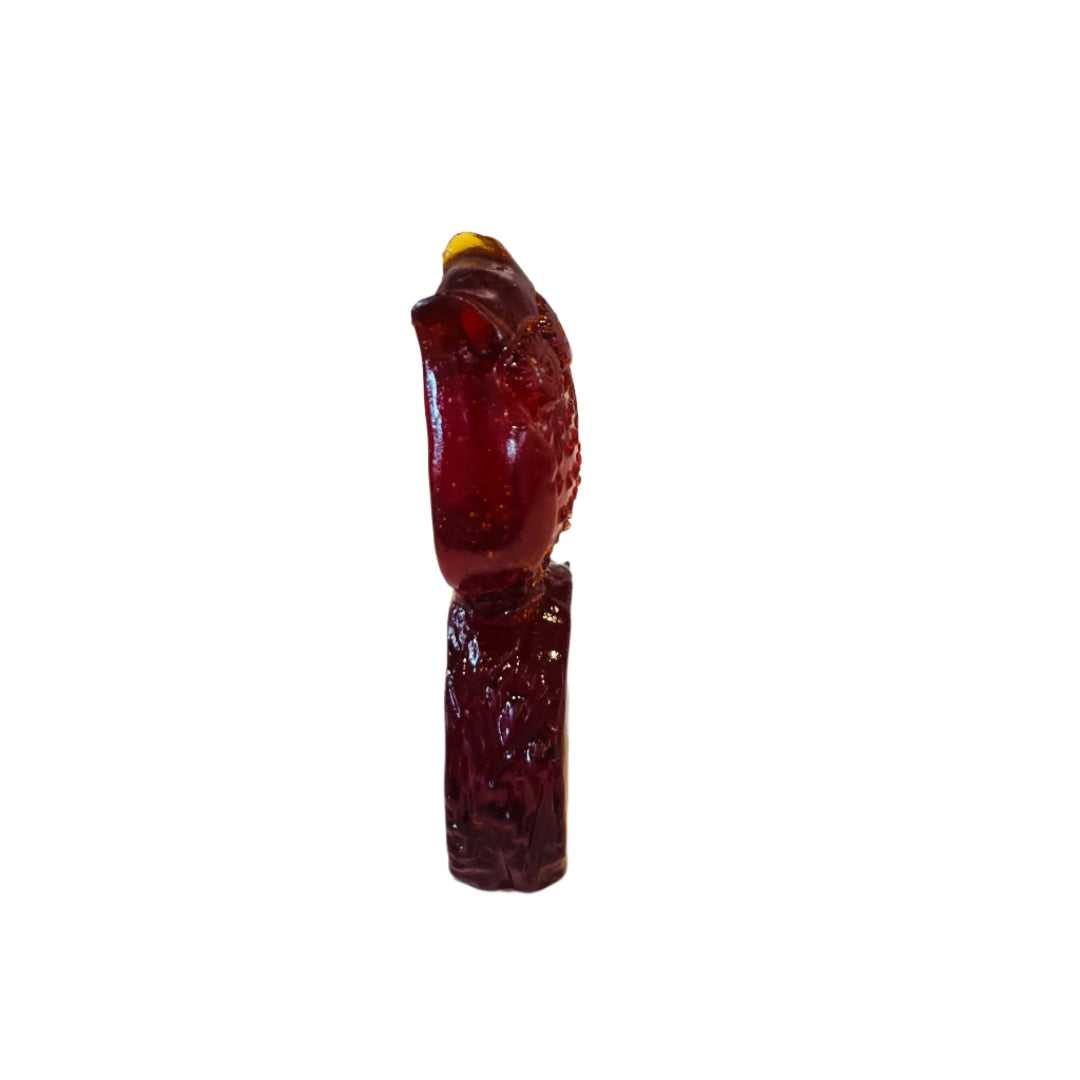 Savvy | Small Amber Glass Owl