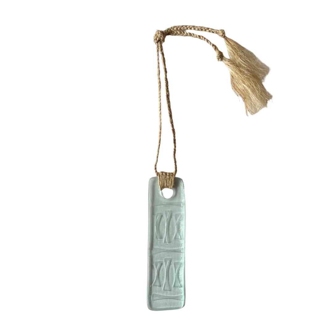 Glass Aztec Toki Wall Sculpture