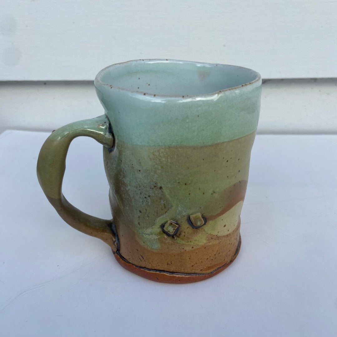 Greeny Brown Leaf Cup
