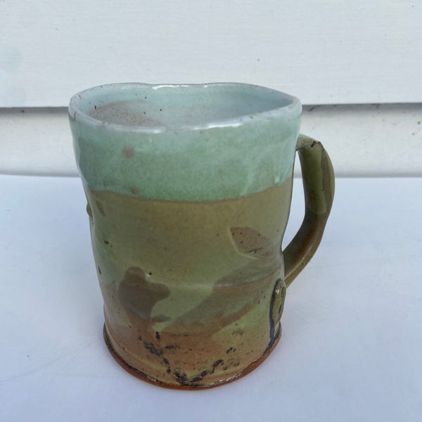 Greeny Brown Leaf Cup