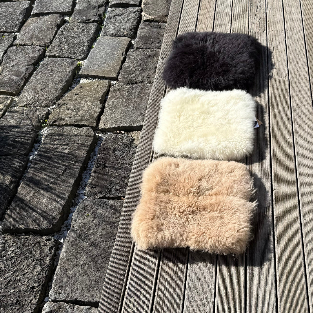 Long Wool Seat Pads | 6 Luxurious Colours