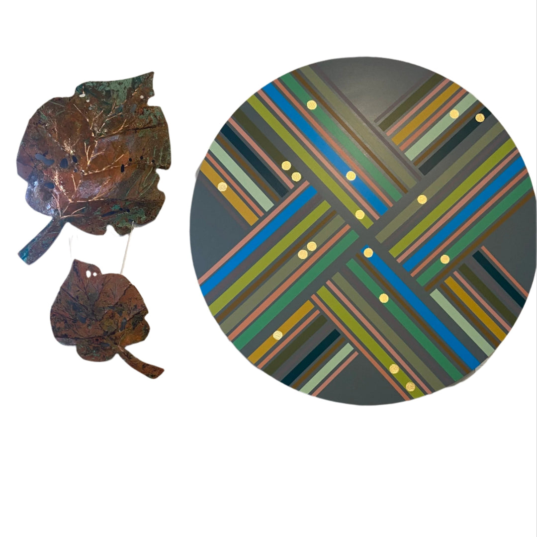 Copper Kawakawa Leaves