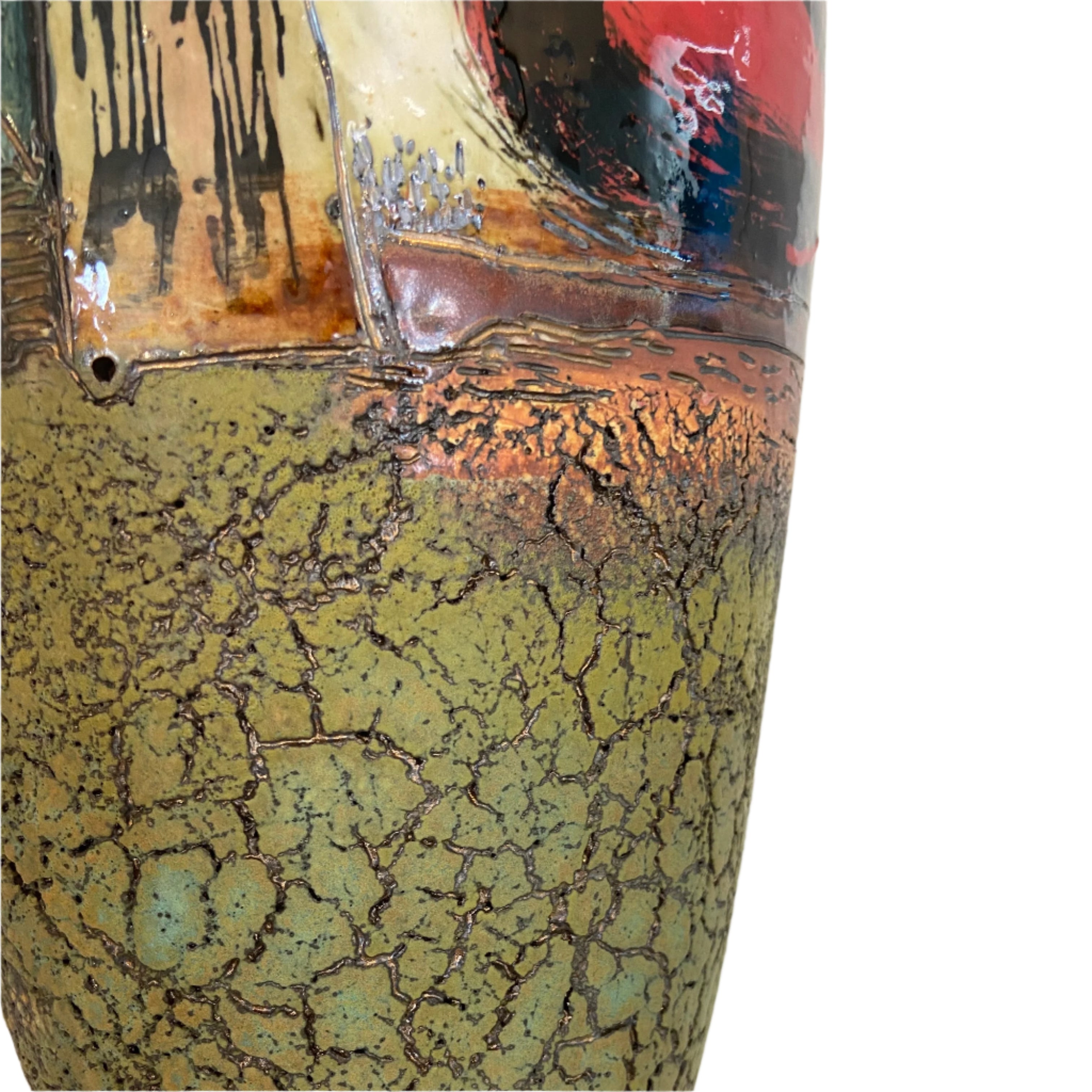 Ceramic Pointed Shield | Man with Blue Hat