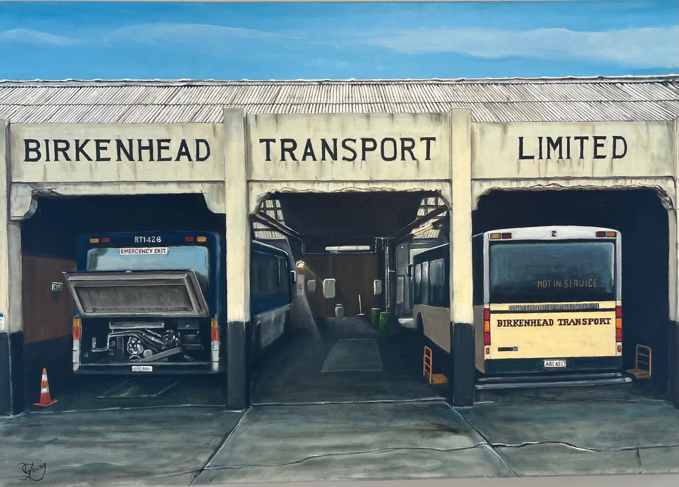 Birkenhead Bus Depot | Oil Painting on Canvas