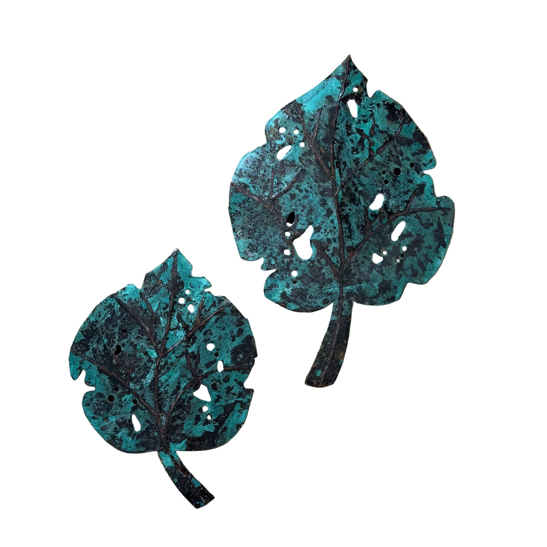 Copper Kawakawa Leaves | Set of 2