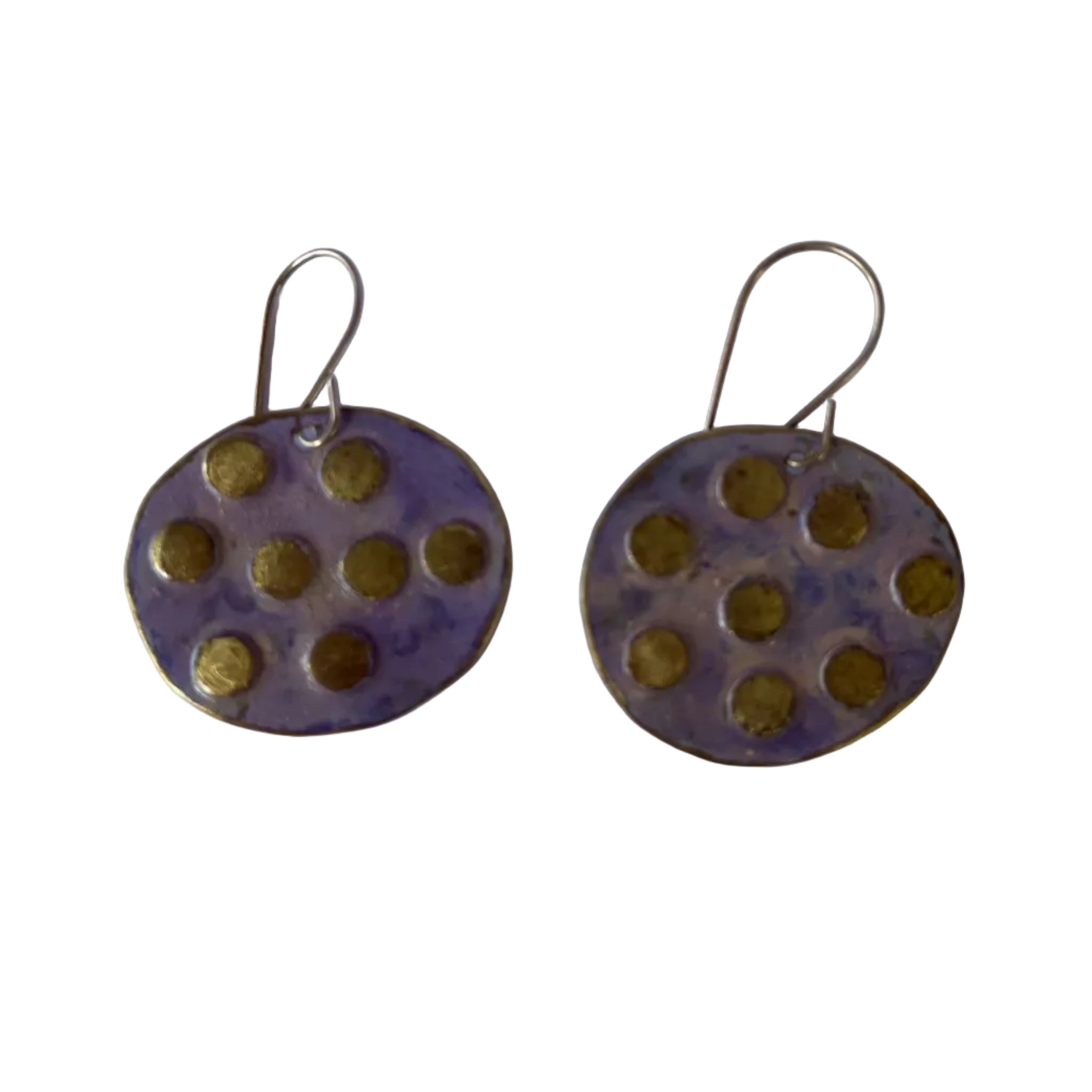 Dot Disc Earrings