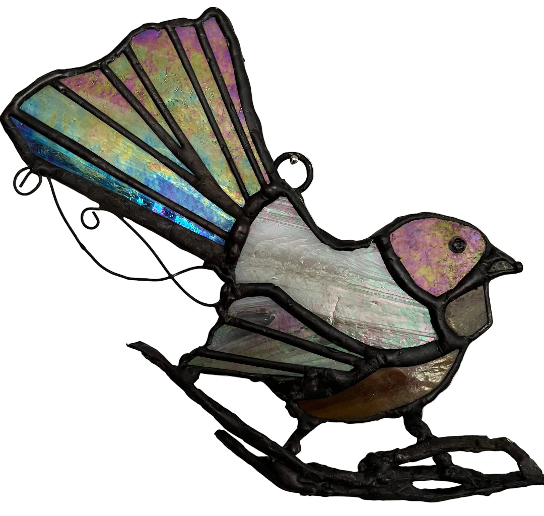 She Flits... | Glass Wall Sculpture