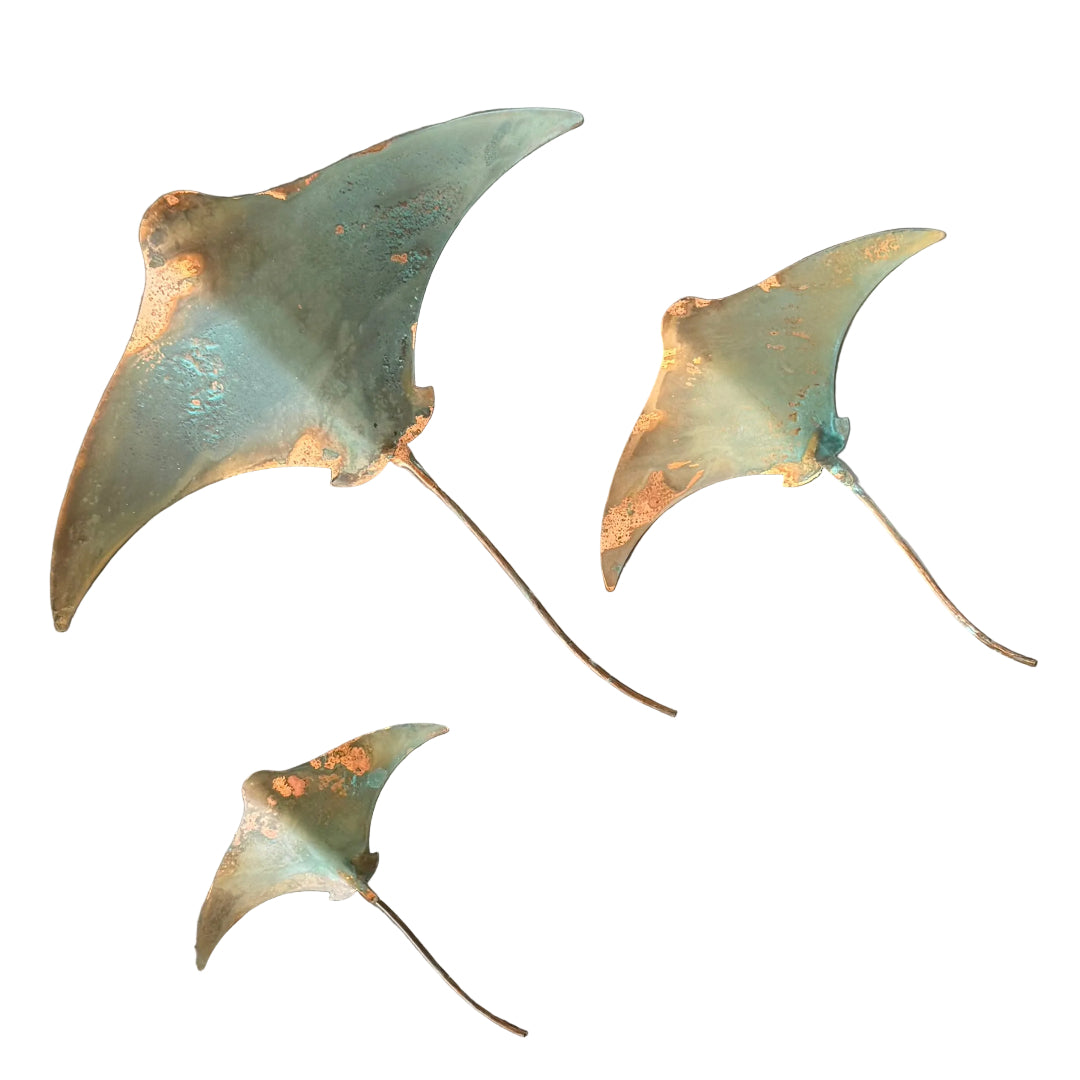 Copper Stingrays | Set Of 3 | Tidal