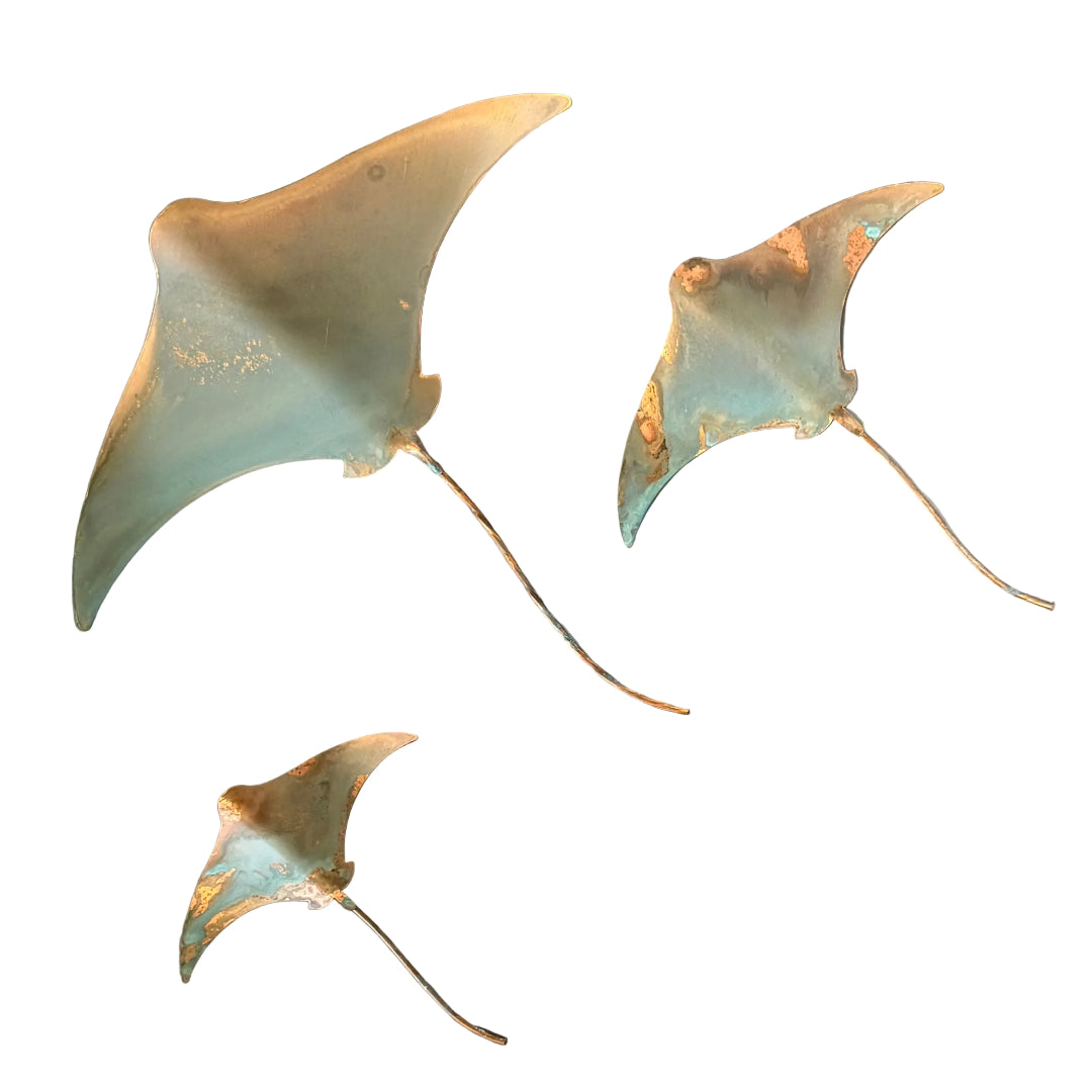 Copper Stingrays | Set Of 3 | Sea Spray