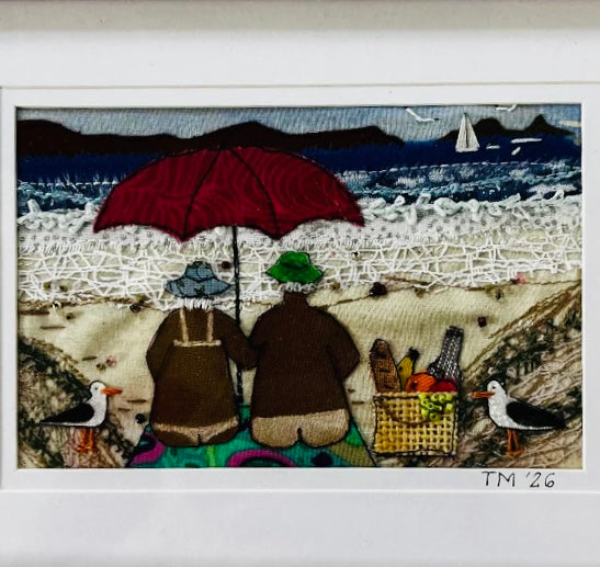 Little Wimsies Textile Art | Beach Picnic